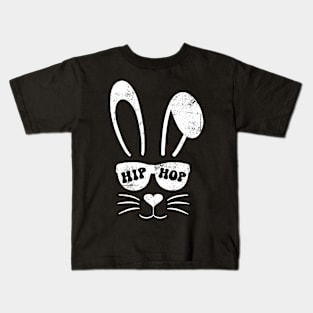 Hip Hop Bunny Vintage Kids T-Shirt